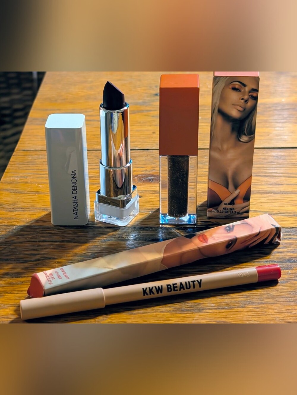 KKW Beauty Lip Liner & Lip Oil Natasha Denona Lipstick